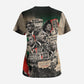 Civil Rights Leaders Scrub Top Vintage Newspaper Collage Pan-African - Civil Rights Movement