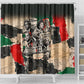 Civil Rights Leaders Shower Curtain Vintage Newspaper Collage Pan-African - Civil Rights Movement