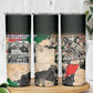 Civil Rights Leaders Skinny Tumbler Vintage Newspaper Collage Pan-African - Civil Rights Movement