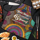 Personalized African 65th Birthday Black Excellence Apron Vibrant Traditional Tribal Geometric Patterns