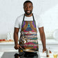 Personalized African 65th Birthday Black Excellence Apron Vibrant Traditional Tribal Geometric Patterns