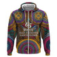 Personalized African 65th Birthday Black Excellence Hoodie Vibrant Traditional Tribal Geometric Patterns