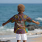 Personalized African 65th Birthday Black Excellence Kid Hawaiian Shirt Vibrant Traditional Tribal Geometric Patterns