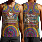 Personalized African 65th Birthday Black Excellence Men Tank Top Vibrant Traditional Tribal Geometric Patterns