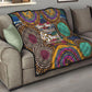 Personalized African 65th Birthday Black Excellence Quilt Vibrant Traditional Tribal Geometric Patterns