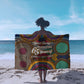 Personalized African 65th Birthday Black Excellence Sarong Vibrant Traditional Tribal Geometric Patterns