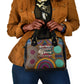 Personalized African 65th Birthday Black Excellence Shoulder Handbag Vibrant Traditional Tribal Geometric Patterns