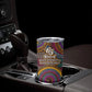 Personalized African 65th Birthday Black Excellence Tumbler Cup Vibrant Traditional Tribal Geometric Patterns