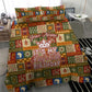 Personalized African King's 65th Birthday Bedding Set Traditional Ethnic Patchwork Safari Animals
