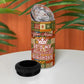 Personalized African King's 65th Birthday 4 in 1 Can Cooler Tumbler Traditional Ethnic Patchwork Safari Animals