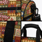 Personalized African King's 65th Birthday Duffle Bag Traditional Ethnic Patchwork Safari Animals
