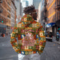 Personalized African King's 65th Birthday Hoodie Traditional Ethnic Patchwork Safari Animals
