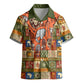 Personalized African King's 65th Birthday Kid Hawaiian Shirt Traditional Ethnic Patchwork Safari Animals