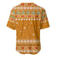 Cyprus Christmas Baseball Jersey Santa Holding Doves Olive Branch Snowflakes - African Pride
