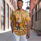 Cyprus Christmas Baseball Jersey Santa Holding Doves Olive Branch Snowflakes - African Pride