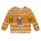 Cyprus Christmas Kid Ugly Christmas Sweater Santa Holding Doves Olive Branch Snowflakes - African Pride