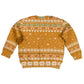 Cyprus Christmas Kid Ugly Christmas Sweater Santa Holding Doves Olive Branch Snowflakes - African Pride