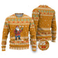 Cyprus Christmas Ugly Christmas Sweater Santa Holding Doves Olive Branch Snowflakes - African Pride