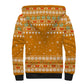 Cyprus Christmas Sherpa Hoodie Santa Holding Doves Olive Branch Snowflakes - African Pride