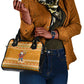 Cyprus Christmas Shoulder Handbag Santa Holding Doves Olive Branch Snowflakes - African Pride