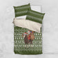 Cyprus Christmas Bedding Set Santa Riding Ram Ho Ho Holy Cyprus - African Pride