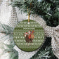 Cyprus Christmas Ceramic Ornament Santa Riding Ram Ho Ho Holy Cyprus - African Pride