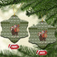 Cyprus Christmas Ceramic Ornament Santa Riding Ram Ho Ho Holy Cyprus - African Pride