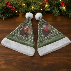 Cyprus Christmas Santa Hat Santa Riding Ram Ho Ho Holy Cyprus - African Pride