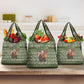 Cyprus Christmas Grocery Bag Santa Riding Ram Ho Ho Holy Cyprus - African Pride