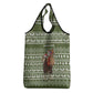 Cyprus Christmas Grocery Bag Santa Riding Ram Ho Ho Holy Cyprus - African Pride