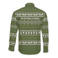 Cyprus Christmas Long Sleeve Button Shirt Santa Riding Ram Ho Ho Holy Cyprus - African Pride