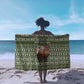 Cyprus Christmas Sarong Santa Riding Ram Ho Ho Holy Cyprus - African Pride