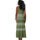 Cyprus Christmas Tank Maxi Dress Santa Riding Ram Ho Ho Holy Cyprus - African Pride