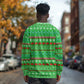 Djibouti Christmas Long Sleeve Shirt Santa Riding Camel Palm Trees Camel - African Pride