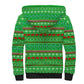 Djibouti Christmas Sherpa Hoodie Santa Riding Camel Palm Trees Camel - African Pride