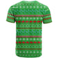 Djibouti Christmas T shirt Santa Riding Camel Palm Trees Camel - African Pride