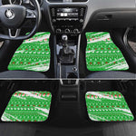 Djibouti Christmas Car Mats Santa Eagle Doves Trees and Green Snowflake - African Pride