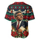 Bayard Rustin Peace In Action Christmas Baseball Jersey Civil Rights Leader Holiday Floral Dove Peace Ugly Pattern