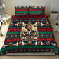 Bayard Rustin Peace In Action Christmas Bedding Set Civil Rights Leader Holiday Floral Dove Peace Ugly Pattern