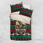 Bayard Rustin Peace In Action Christmas Bedding Set Civil Rights Leader Holiday Floral Dove Peace Ugly Pattern