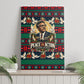 Bayard Rustin Peace In Action Christmas Canvas Wall Art Civil Rights Leader Holiday Floral Dove Peace Ugly Pattern