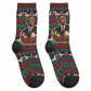 Bayard Rustin Peace In Action Christmas Crew Socks Civil Rights Leader Holiday Floral Dove Peace Ugly Pattern