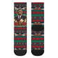 Bayard Rustin Peace In Action Christmas Crew Socks Civil Rights Leader Holiday Floral Dove Peace Ugly Pattern