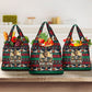 Bayard Rustin Peace In Action Christmas Grocery Bag Civil Rights Leader Holiday Floral Dove Peace Ugly Pattern