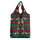 Bayard Rustin Peace In Action Christmas Grocery Bag Civil Rights Leader Holiday Floral Dove Peace Ugly Pattern