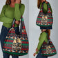 Bayard Rustin Peace In Action Christmas Grocery Bag Civil Rights Leader Holiday Floral Dove Peace Ugly Pattern