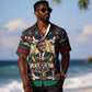 Bayard Rustin Peace In Action Christmas Hawaiian Shirt Civil Rights Leader Holiday Floral Dove Peace Ugly Pattern