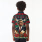 Bayard Rustin Peace In Action Christmas Kid Polo Shirt Civil Rights Leader Holiday Floral Dove Peace Ugly Pattern
