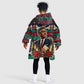 Bayard Rustin Peace In Action Christmas Kid Wearable Blanket Hoodie Civil Rights Leader Holiday Floral Dove Peace Ugly Pattern