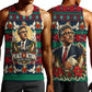 Bayard Rustin Peace In Action Christmas Men Tank Top Civil Rights Leader Holiday Floral Dove Peace Ugly Pattern